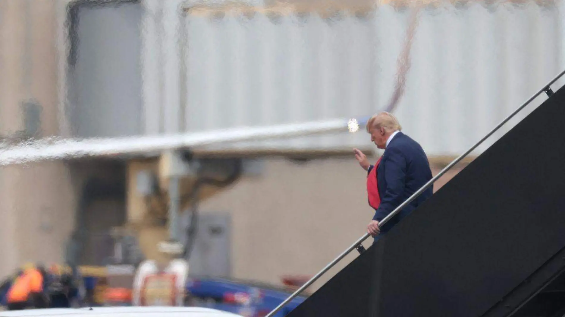 Donald Trump llega a Washington